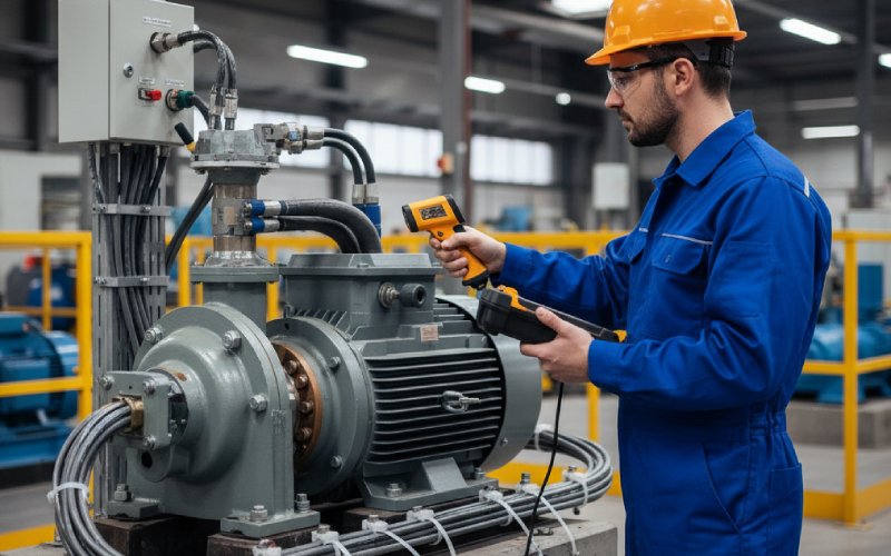 Preventive motor condition check