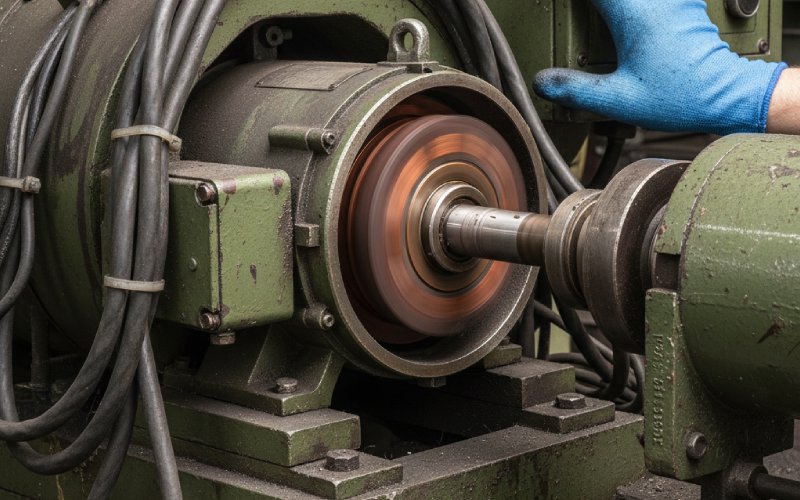 Running DC motor inspection