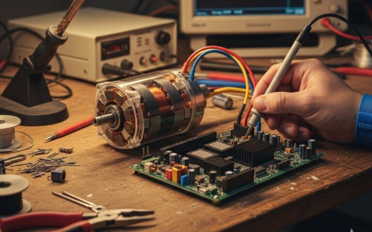 BLDC motor and driver board
