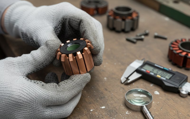 Commutator quality inspection