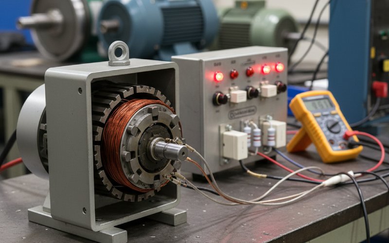 DC generator with split ring