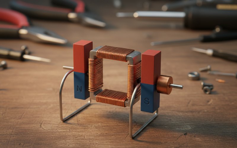 DIY DC motor commutator