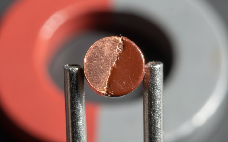 Half-scraped enamel wire