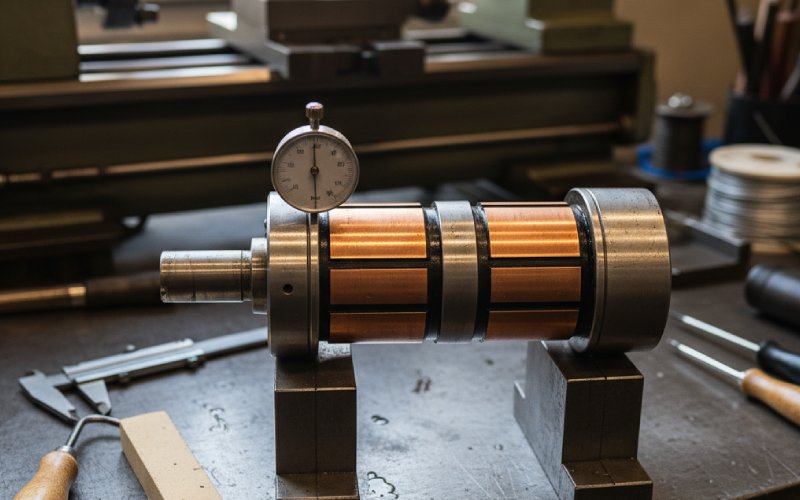 Measuring commutator runout