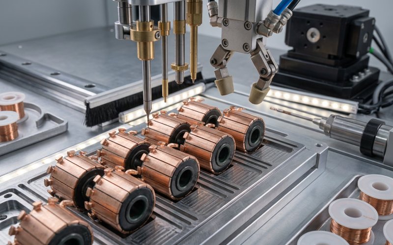 Precision copper segment forming
