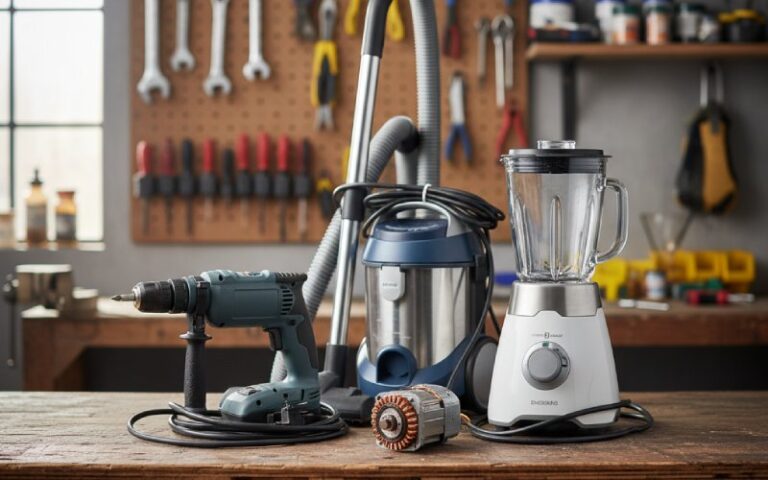 Tools and appliances using commutator motors