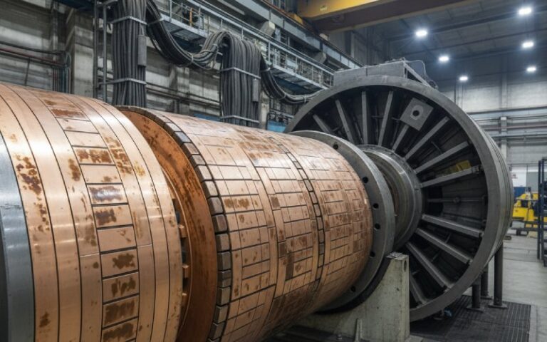 dc generator rotor commutator