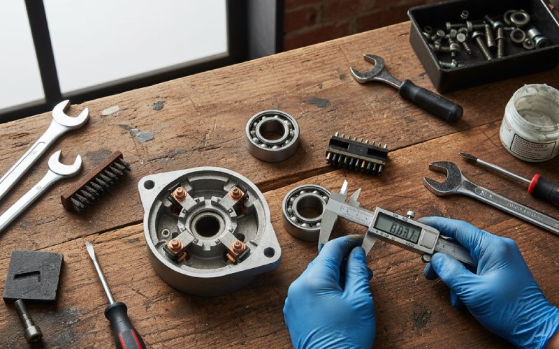 measuring end frame bore