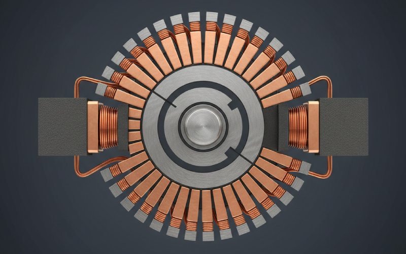 cross section of commutator segments