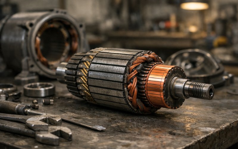 Industrial commutator inspection