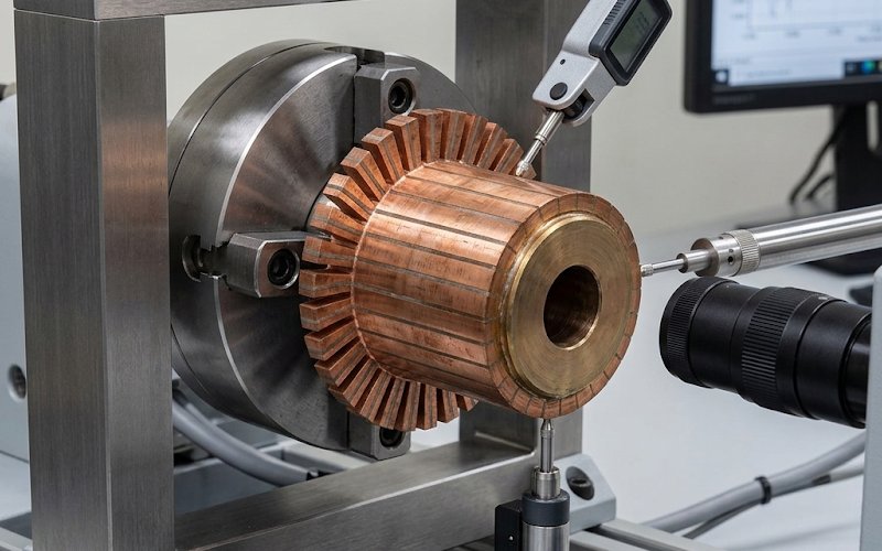 Kupferkommutator für Oberflächenqualität